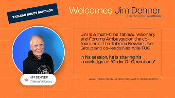 Tableau Buddy Sandbox: Order of Operations by Jim Dehner