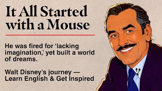 Learn English Through Story | Walt Disney Success Story (Motivational English Listening Practice)
