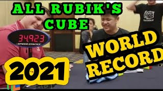 [2021 in Description] Rubik's Cube World Records 2020 | All Speedcubing WRs WCA