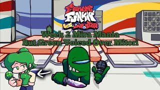 FNF VS Impostor (Week 2 Mira Mania) But Green Voiced Over Mitori