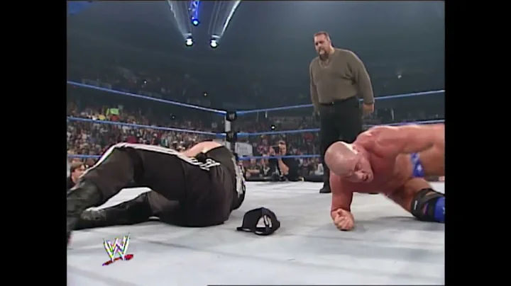 Big Show interferes in Kurt Angle vs. Chris Benoit match (WWE SmackDown!) HD | 2002
