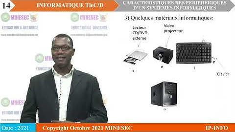 IP INFO INFORMATIQUE Tle CD Leçon 1  Les types de systèmes informatiques