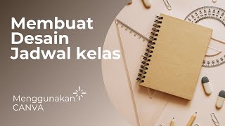 Tutorial Canva membuat schedule / jadwal kelas(#Bagian 2) screenshot 5