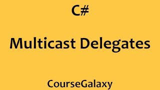 C# Multicast Delegates