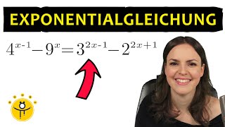 Schwere EXPONENTIALGLEICHUNGEN lösen - Ausklammern, Logarithmus, Beispiele