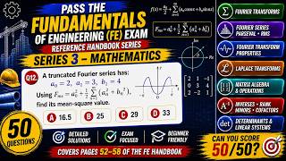 FE Reference Handbook Series #3 | Fourier Transforms & Matrices | Practice Questions & Solutions