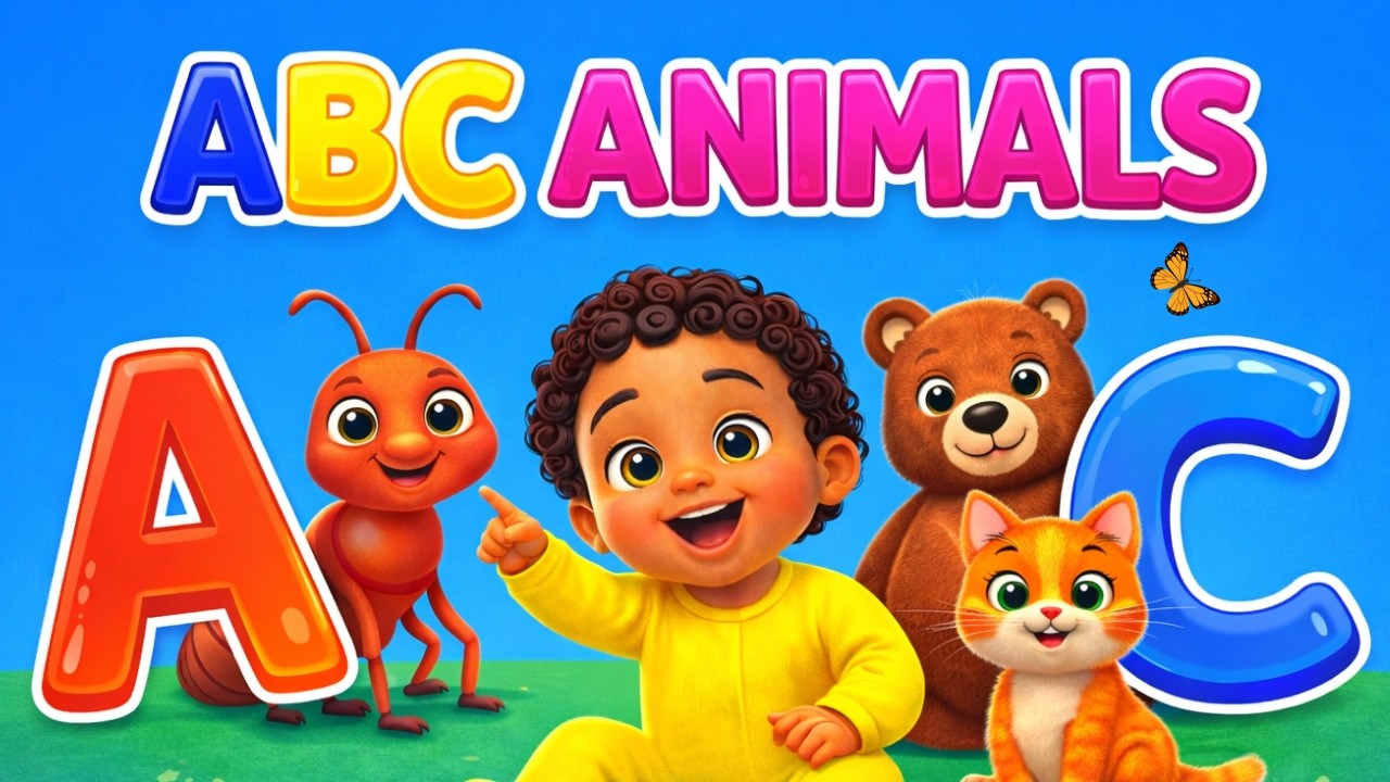 Abc Nemies Animals ABC Names & Sound kids video for kids | Learn Alphabet for ...