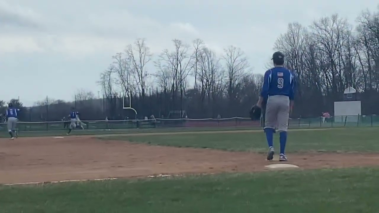 Jason Weaver #12 Pingry Baseball ‘23 nice hit. 3/31/22