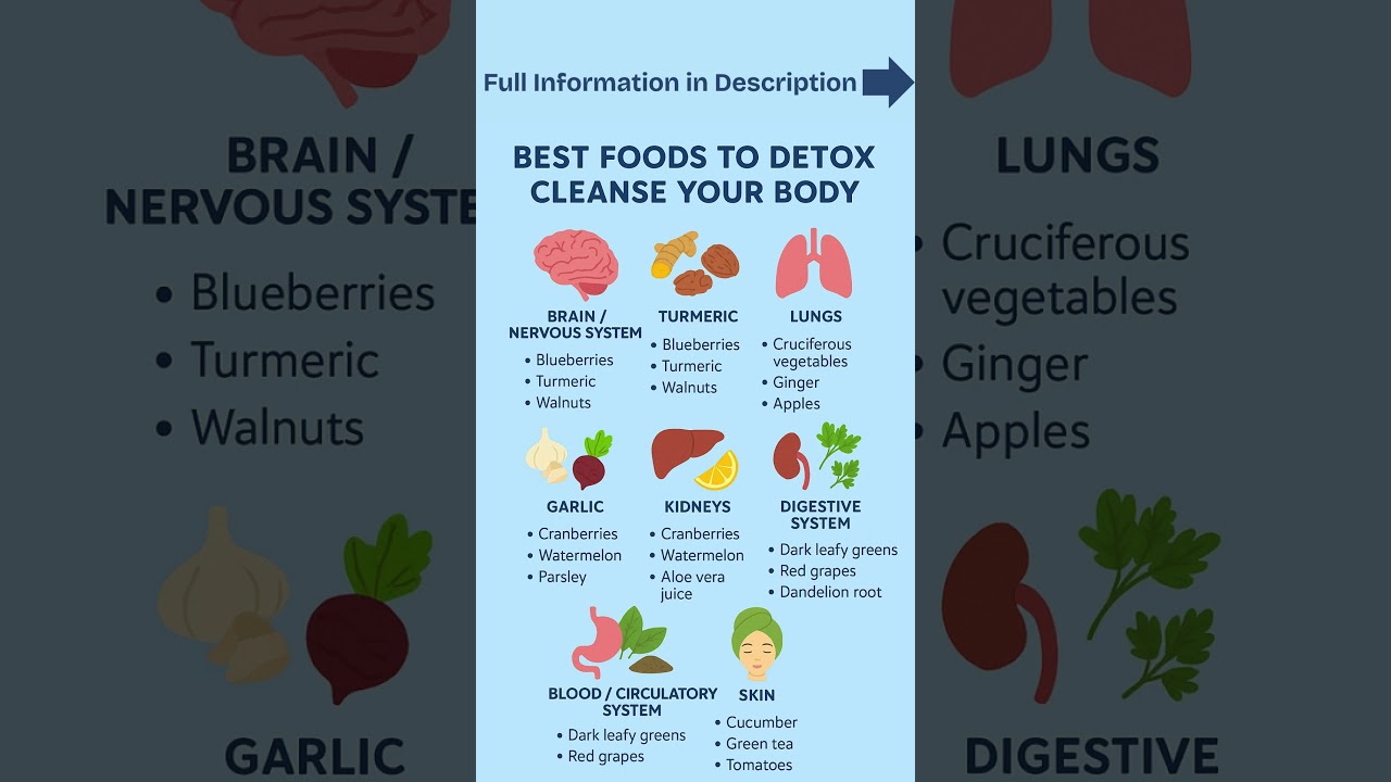 Best Foods To Detox Cleanse Your Body