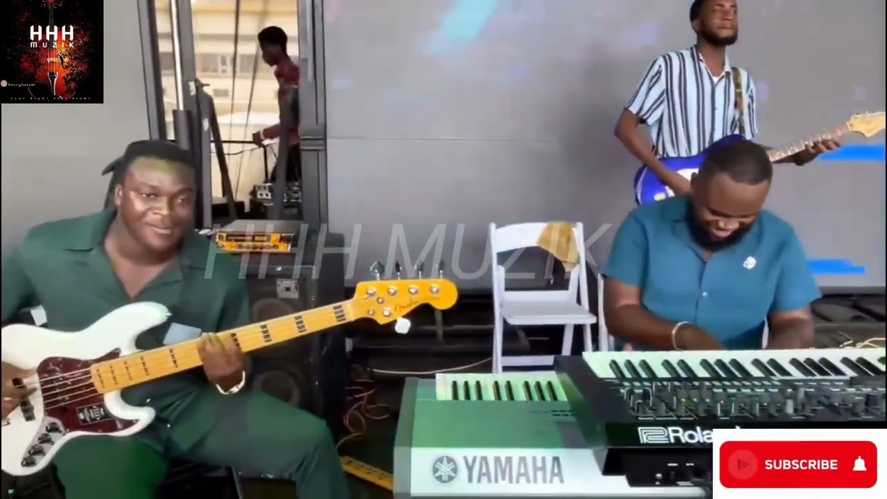 James Mireku and Bato Sticks Playing For Elder Mireku 🥁🎹🎸 Must Watch 🔥🔥✌️