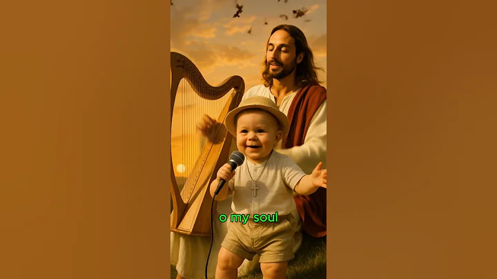 Cute Baby Sings with Jesus 🥹 "Bless the Lord O My Soul" #shorts #blessthelord #christianshorts