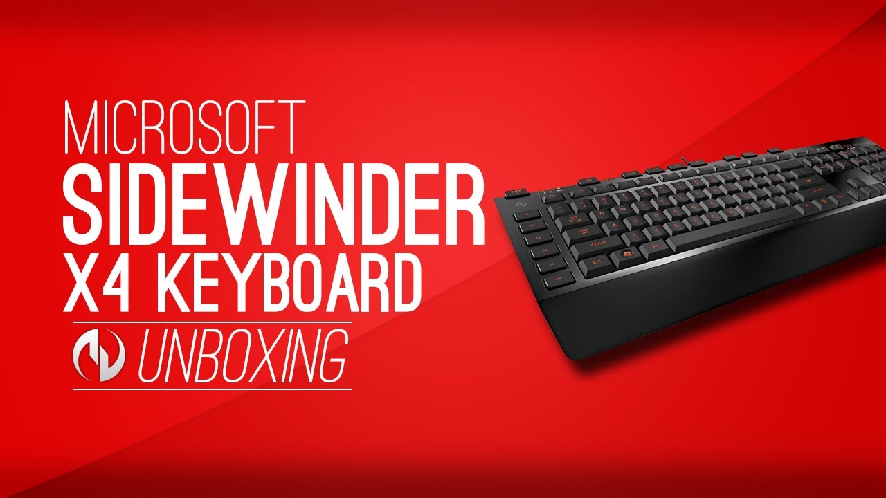 Microsoft sidewinder x4 keyboard unboxing review youtube