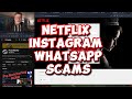 Major Scams - Instagram, WhatsApp, Tiktok, AT&amp;T - how criminals steal your account and cash