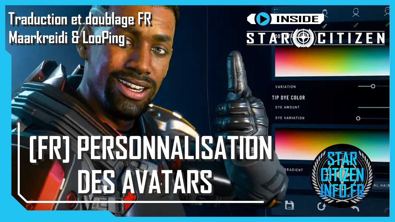 [FR] Inside Star Citizen - Personnalisation des avatars - YouTube