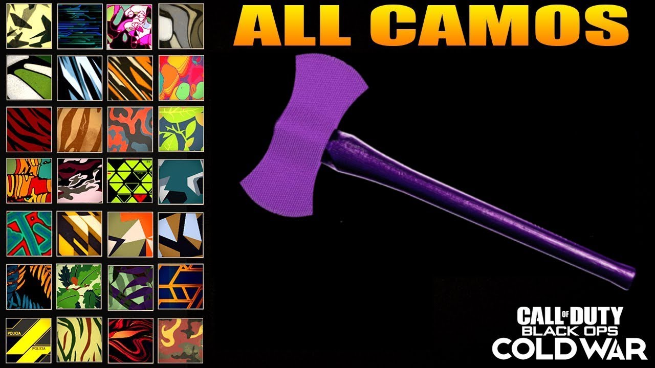 completing all of Battle axe camos