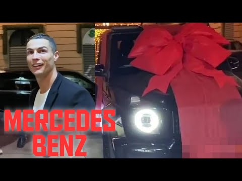 cristiano-ronaldo's-girlfriend-surprises-him-with-₹1-crore-mercedes-car-on-his-35th-birthday!!