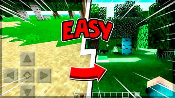 How to hide controls/buttons Tutorial - Minecraft pe(EASILY)
