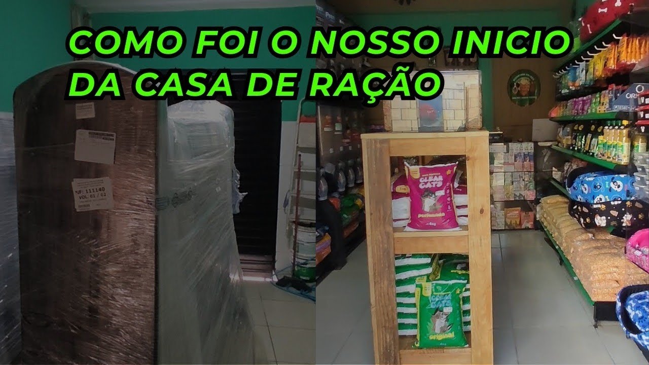 O início da nossa casa de ração.