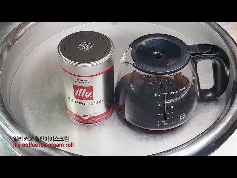 일리 에스프레소 커피 철판아이스크림(<strong>illy</strong> Espresso <strong>coffee</strong> ice cream roll)