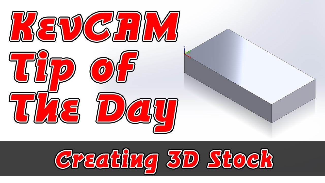 Tip of the Day - Creating 3D Stock on the Fly
