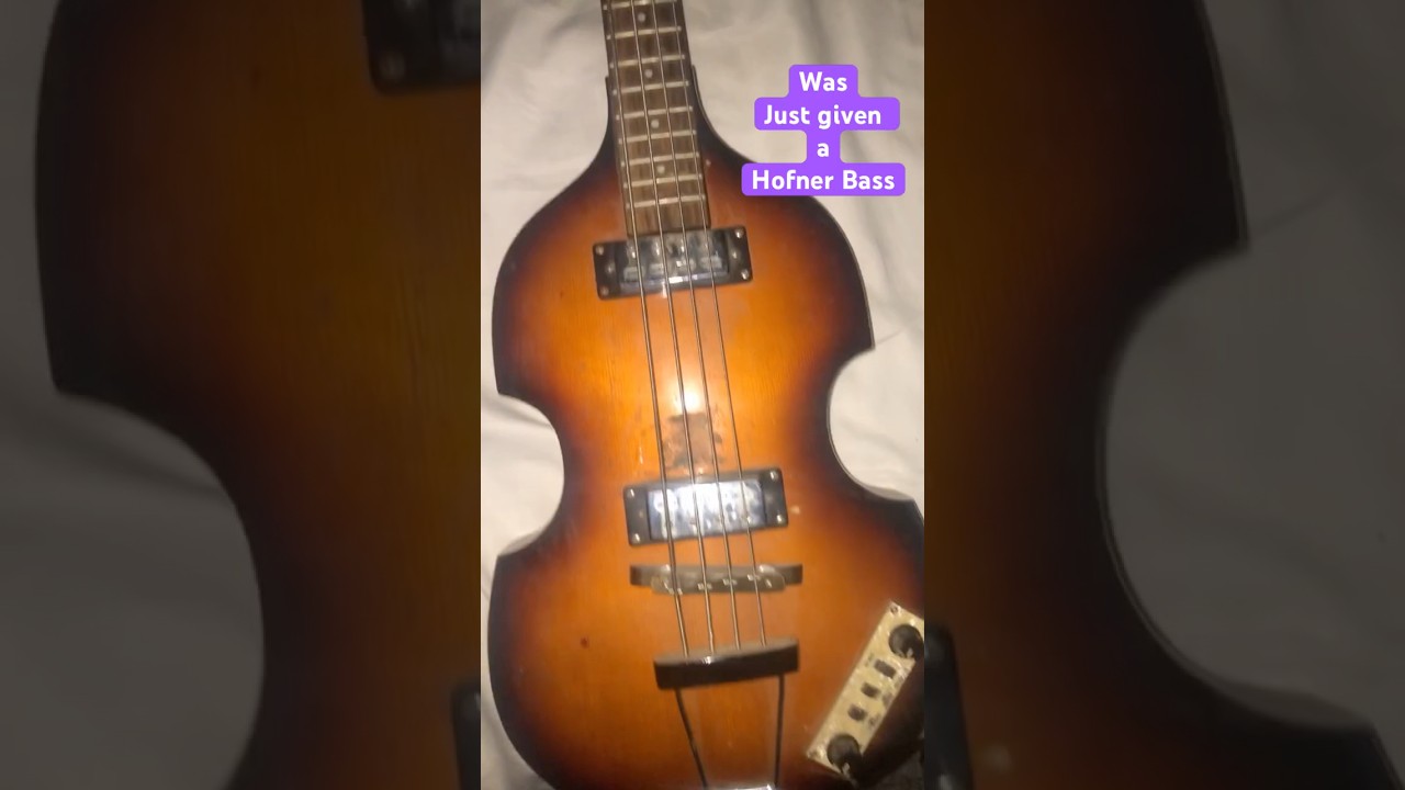 Newly acquired Hofner Bass 