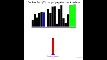 Animation du Tri à Bulles (Bubble Sort) : Visualisation Simple #TriABulles #BubbleSort