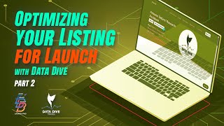Optimizing your Listing for Launch w/ Data Dive (PART 2)