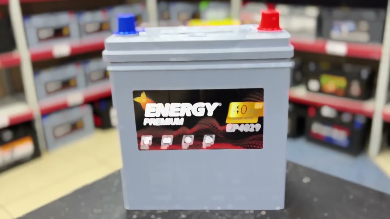Аккумулятор ENERGY PREMIUM ASIA EP4029 (40 A/H), 350A R+ Т.КЛ. Обзор технических характеристик