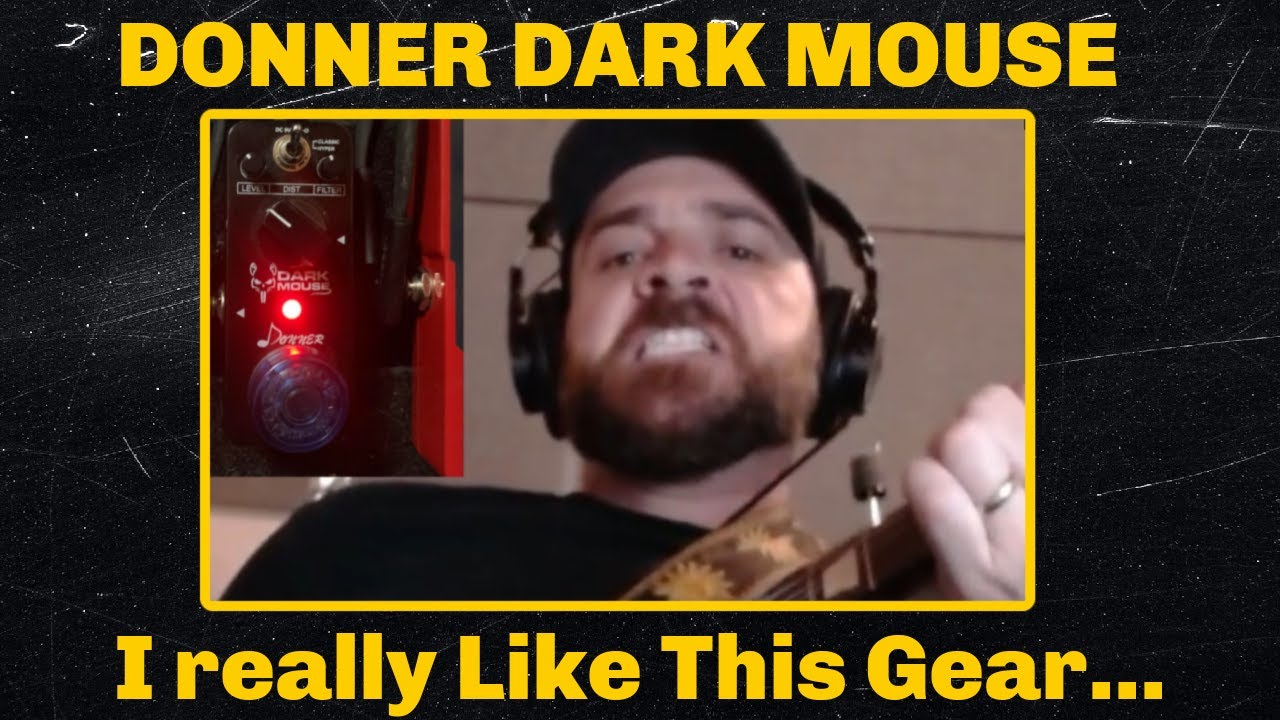 Donner Dark Mouse Guitar Pedal Review- I Really Like This Gear - YouTube
