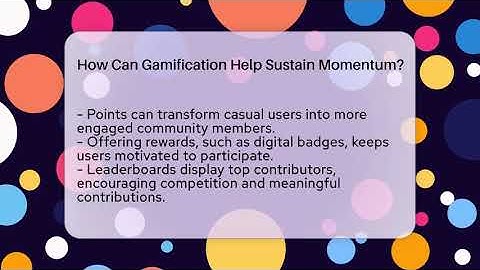 How Can Gamification Help Sustain Momentum? - Everyday-Networking