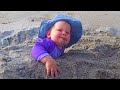 Funny Babies Playing On Beach and Fail But Fun #4 |Cutest Babies Moment