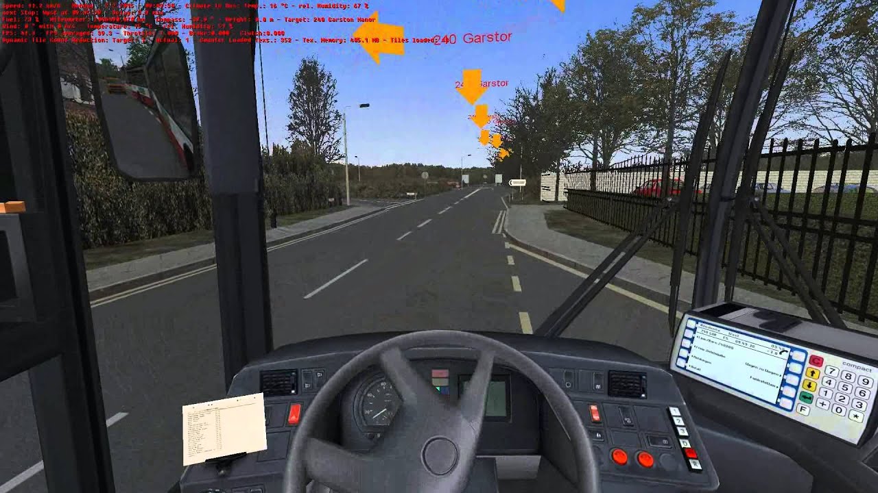 Bowdenham - Route 240 Fobbingham Green - Garston Manor - OMSI 2 Joyride 