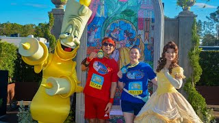 Running Our First 10K During The runDisney 2023 Wine & Dine Half Marathon Weekend!