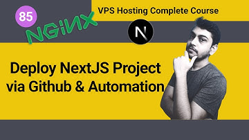 Deploy Next JS Project via Github and Automate Deployment Nginx VPS