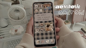 Customize aesthetic ios16 On Realme c11 2021 🧸 Boyfriend Material Theme, cute widgets and icons.