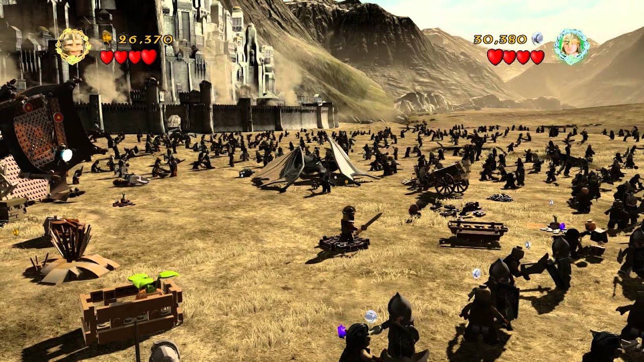 LEGO LotR: Story Walkthrough: The Battle for Pelennor Fields - YouTube