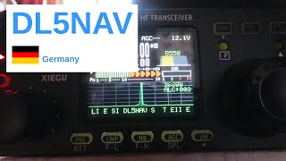 DL5NAV -  QSO 21 MHz indoor antenna 20 W
