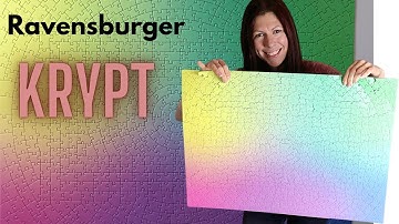 Tackling The Ravensburger Krypt Gradient Puzzle, Is It Really Hard