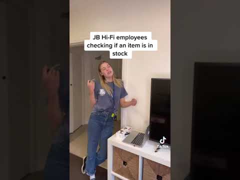 JB Hi-fi workers checking if an item is in stock ? #shorts #tiktok #funny #tiktokvideo