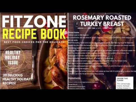 Healthy Holiday Recipe Cookbook - YouTube