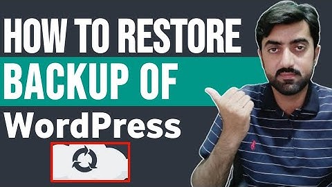 How to Restore a Wordpress Website with WP Migration Backup Hindi Urdu