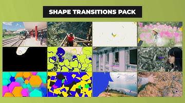 Shape Transitions Pack After Effect Template