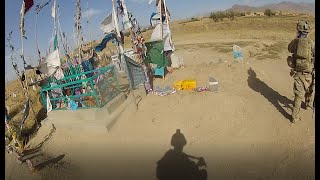 Routine patrol ASMR through village and cemetery in Afghanistan. ASMR screenshot 3