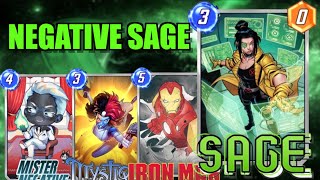SAGE MAKES MISTER NEGATIVE BETTER!| Negative Sage| Marvel Snap