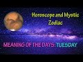 The meaning of the days tuesday