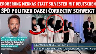 Islamisten mit SPD Politiker feiern EROBERUNG Mekkas Gefahr kommt von RECHTS Kinder mit Kopftuch