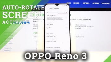 How to Enable Auto Rotation in OPPO Reno 3 – Rotate Screen