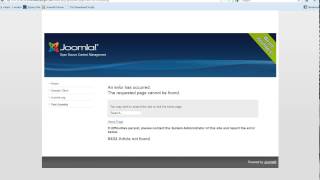 Joomla 2.5.7 - Introduction to Creating Menu Items and a Menu Module