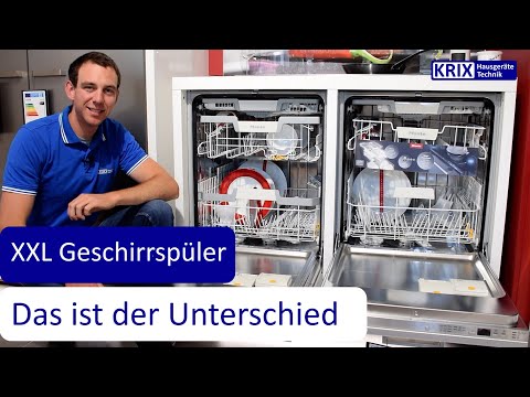 Unterschied XXL Geschirrspüler