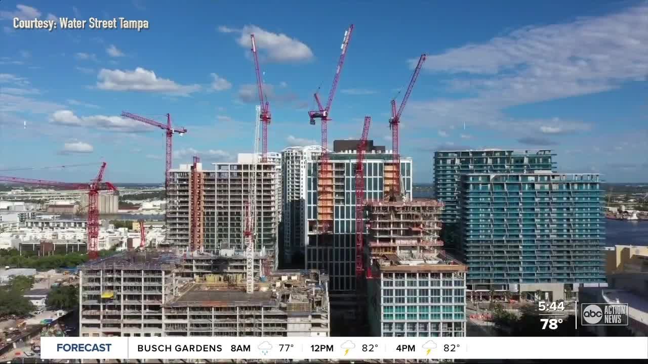 Water Street Tampa's first phase nearly complete, several projects